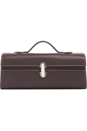 SAVETTE The Slim Symmetry Smooth Leather Bag