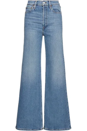 RE/DONE 70s Ultra High Rise Wide Leg Jeans