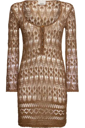 Isabel Marant Pia Viscose Blend Crochet Mini Dress