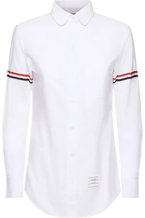 Thom Browne Classic Round Collar Cotton Shirt