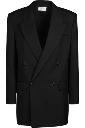 The Row Myriam Wool Twill Double Breast Jacket