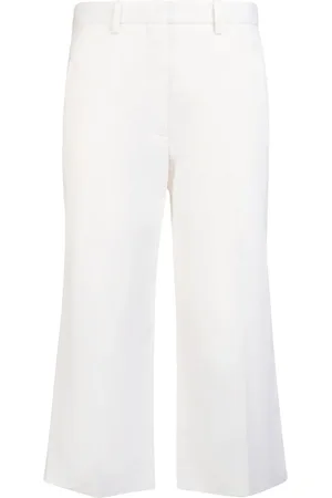 The Row Gandine Cotton Blend Drill Crop Pants