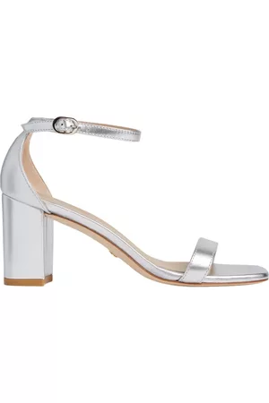 Stuart Weitzman Skor, Dam, 36 EU, Nudistcurve 75 Block Sandal