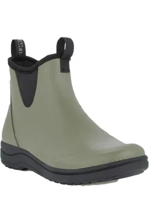 Green Comfort Boots - Rain Rafaell Sage Boots
