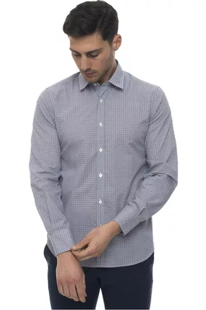 CANALI Skjorta, Herr, L, Bomull, Casual Skjorta
