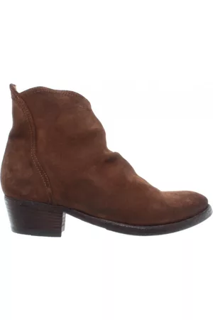 Pantanetti Kvinna Boots - Texan Stövlar 12944B Medilla Coloniale Läder