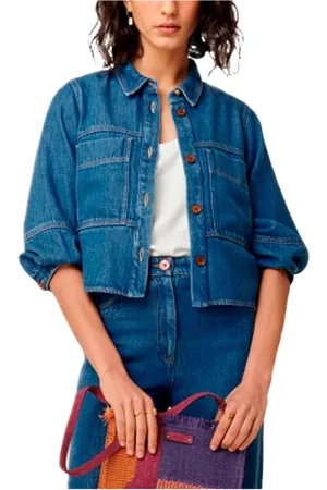 Sessun Kvinna Jeansskjortor - Leone Shirt , Dam