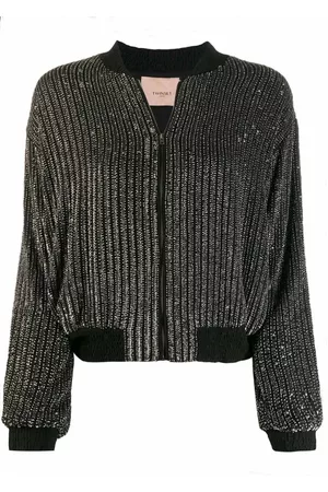 Twin-Set Jacka, Dam, S, Polyester, Bomberjacka