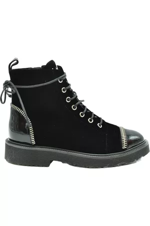 Giuseppe Zanotti Skor, Dam, 36 EU, Mocka, Stövlar med snörning