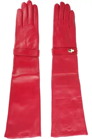 Roberto Cavalli Handskar - Red Lambskin Glove