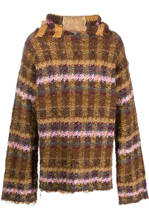 Vitelli Stickade tröjor & koftor, Herr, L, Round-neck Stickat