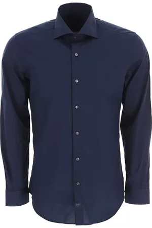FAY Skjorta, Herr, 2Xl, Bomull, Casual Skjorta