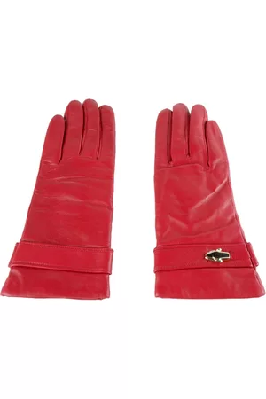 Roberto Cavalli Kvinna Handskar - Red Lambskin Glove
