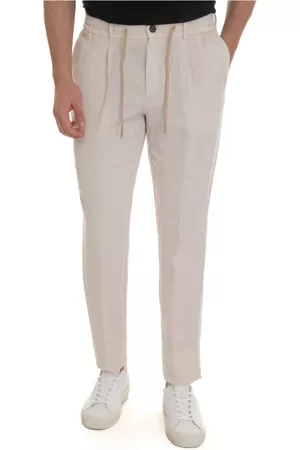 Berwich Byxor, Herr, 5Xl, Linne, Byxor with lace tie