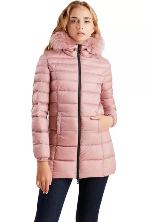 RefrigiWear Kvinna Dunjackor - Pink Polyamide Jackets & Coat