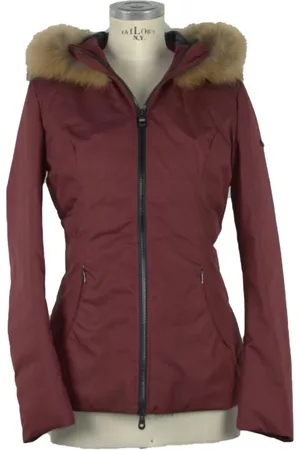 RefrigiWear Kvinna Vinterjackor - Red Polyester Jackets & Coat