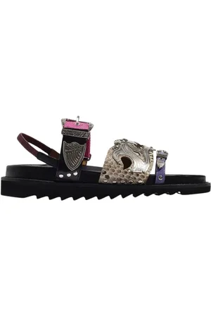 TOGA PULLA Skor, Dam, 36 EU, Läder, Flat Sandaler