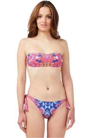Custo Barcelona Kvinna Bikinis - Fuchsia Polyester Swimwear , Dam