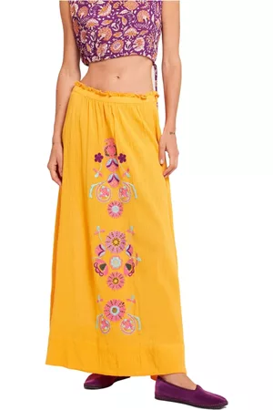 Antik Batik Kvinna Maxikjolar - Magoo broderad maxi -Skirt , Dam
