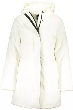 North Sails Kvinna Vinterkappor - White Polyester Jackets & Coat , Dam