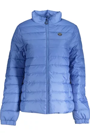 North Sails Kvinna Dunjackor - Light Blue Polyester Jackets & Coat , Dam