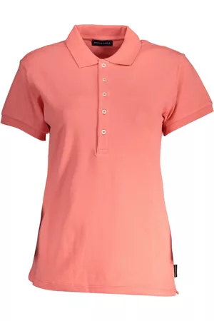 North Sails Kvinna Pikétröjor - Pink Cotton Polo Shirt , Dam