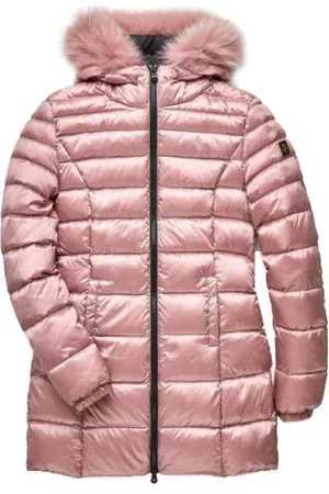 RefrigiWear Kvinna Dunjackor - Pink Polyamide Jackets & Coat , Dam