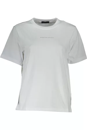 North Sails Kvinna T-shirts - White Cotton Tops & T-Shirt , Dam