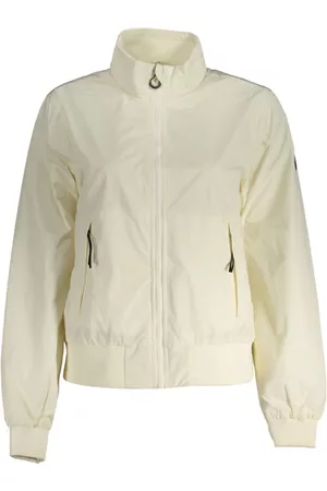 North Sails Kvinna Vita klänningar - White Polyester Jackets & Coat , Dam