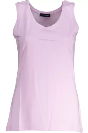 North Sails Kvinna T-shirts - Pink Cotton Tops & T-Shirt , Dam