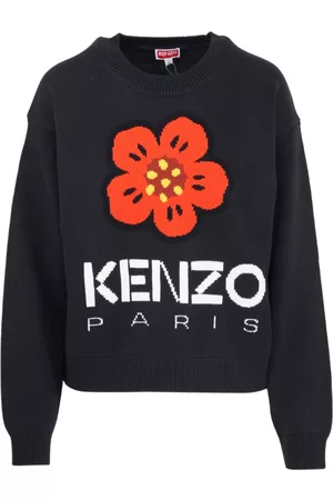 Kenzo Kvinna Stickade tröjor - Round-neck Knitwear , Dam