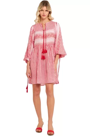 Antik Batik Kvinna Vita klänningar - Amelie mini dress , Dam