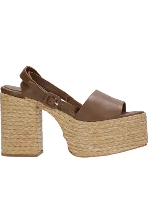 Paloma Barceló Skor, Dam, 38 EU, Läder, High Heel Sandaler