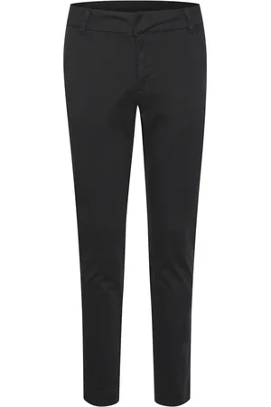 Kaffe Byxor, Dam, L, Bomull, Slim-fit Byxor