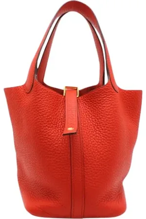 Hermès Pre-owned, Dam, ONE Size, Läder, Pre-owned axelremsväska i läder