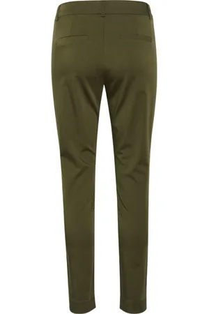 Kaffe Byxor, Dam, L, Bomull, Slim-fit Byxor