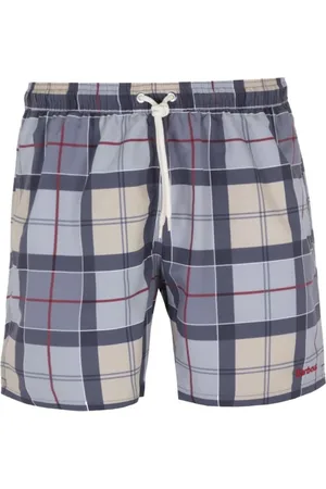 Barbour Badkläder, Herr, S, Tartan Badshorts med Justerbar Midja