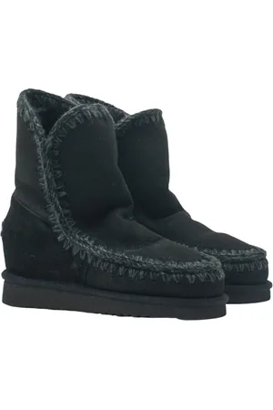 Mou Skor, Dam, 36 EU, Läder, Eskimo Inner Wedge Korta Stövlar
