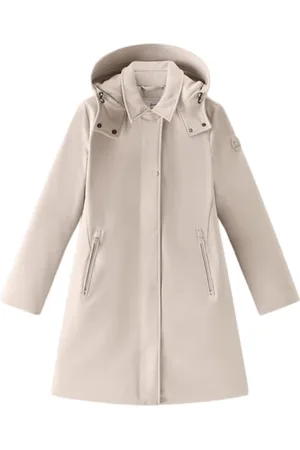 Woolrich Jacka, Dam, L, Tech Softshell Brun Trenchcoat