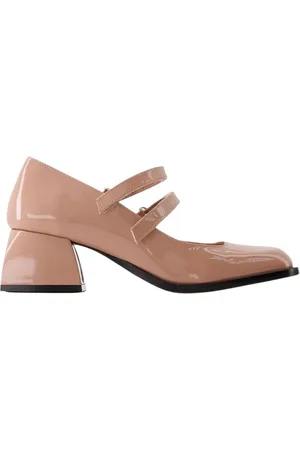 NODALETO Skor, Dam, 36 EU, Läder, Rosa Läder Bulla Bacara Pumps