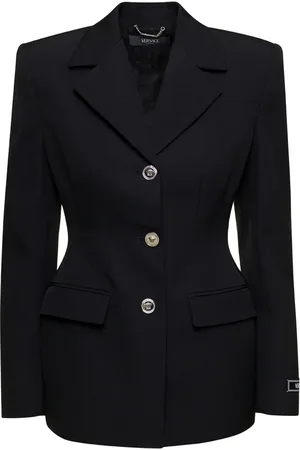 VERSACE Jacka, Dam, S, Svarta Blazer Jackor