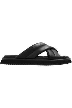 Dolce & Gabbana Skor, Herr, 41 EU, Läder, Sandaler med logotyp