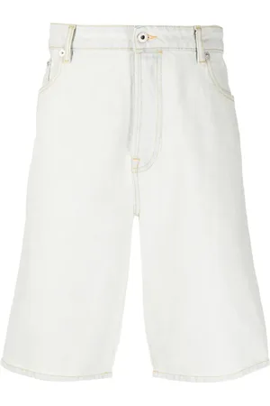 Kenzo Shorts, Herr, W31, Denim, Logo-broderade denimshorts