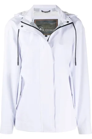 Moose Knuckles Jacka, Dam, M, Polyester, Stilren Vit Logojacka