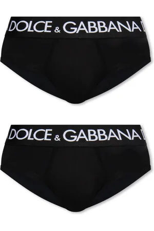 Dolce & Gabbana Underkläder, Herr, M, Bomull, Logo briefs 2-pack
