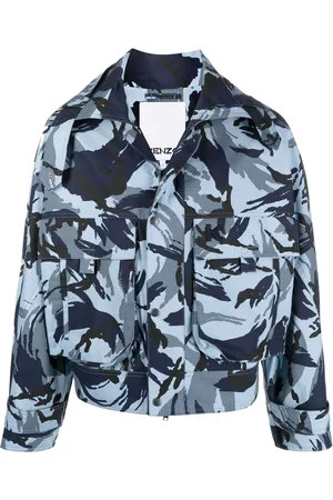 Kenzo Jacka, Herr, L, Bomull, Lättvikts Camo Jacka