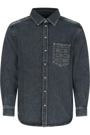 MCM Skjorta, Herr, S, Denim, Tidlös Denimskjorta för Män