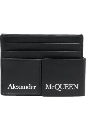 Alexander McQueen Accessoarer, Herr, ONE Size, Svart Lagers Korthållare