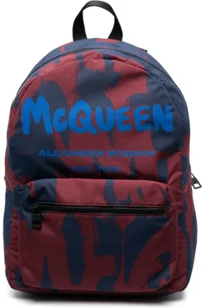 Alexander McQueen Väska, Herr, ONE Size, Graffiti Logo-Print Ryggsäck