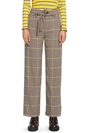 Scotch&Soda Byxor, Dam, L, Hög midja rutiga byxor